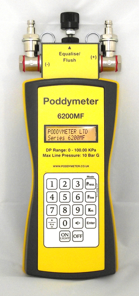 flow air balancing Ltd. and Flow Measurement  Poddymeter Pressure  UK